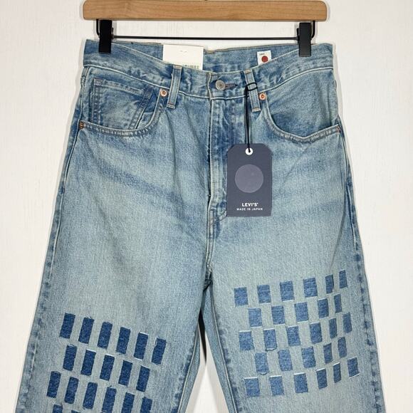 NEW Levi’s Barrel Ankle Jeans Size 25 Blue Denim Made in Japan Relaxed High Rise - Picture 4 of 11